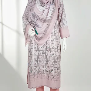 Mauve Blossom Kurti